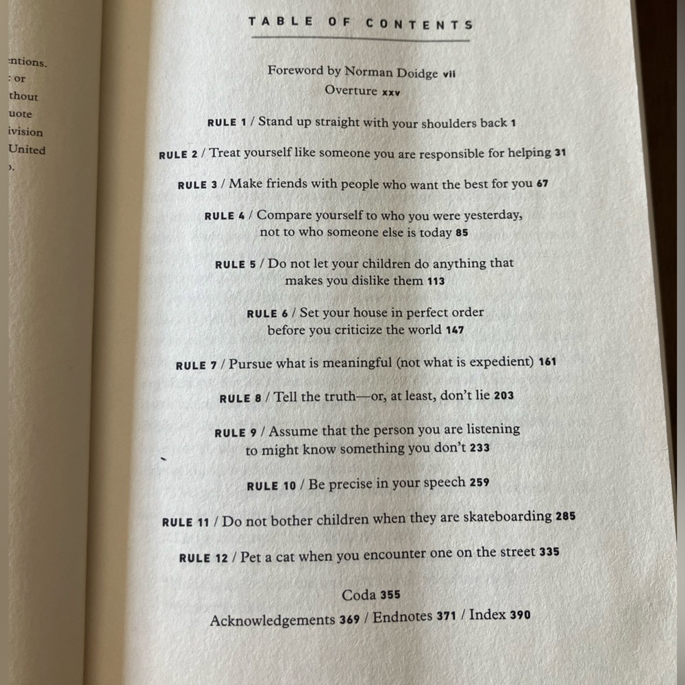 12 Rules for Life by Jordan B. Peterson - White & Gold Hardcover - Picture 4 of 6